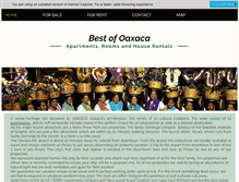 Tablet Screenshot of bestofoaxaca.com